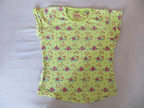 Žlté tričko s kvetinkami, loap,122
