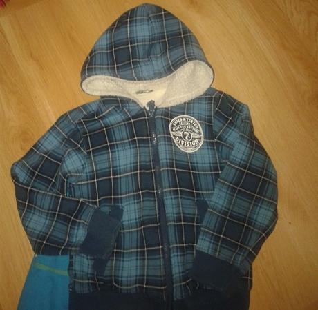 Prechodná bundička h&m + tepláčky veľ. 110-116, h&m,110