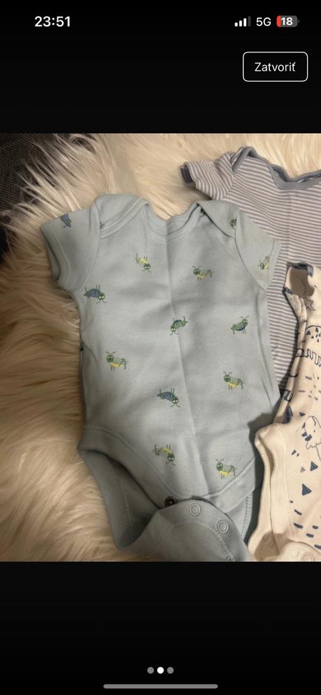 Body s krátkym rukávom, primark,62