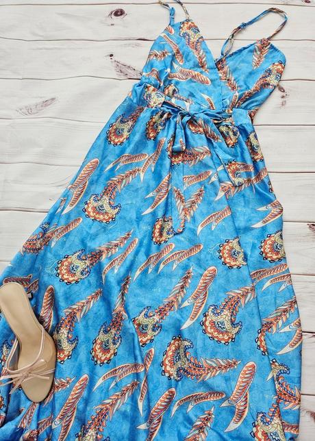 Nádherné lahulinké šaty, m