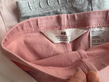 Krátke legínky 5ks, h&m,92