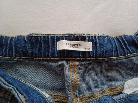 Dievčenské riflove kraťasky, reserved,158