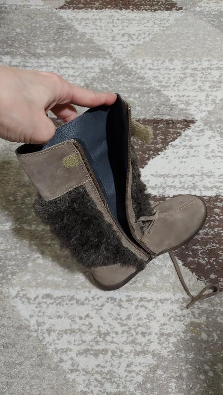 Prechodné kožené čižmy, naturino,30