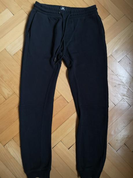 Tepláky čierne h&m, h&m,m