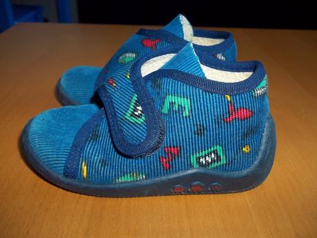 Elefanten - modré papuče - chlapčenské - 22, elefanten,22