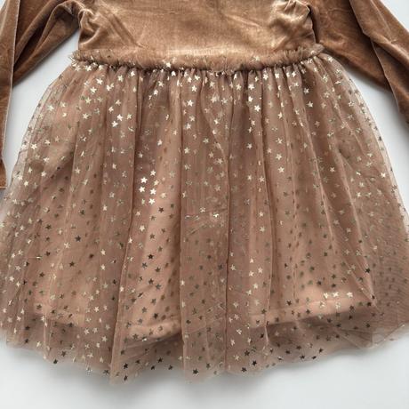 Dievčenské hrubo zateplené šaty, 104 / 110