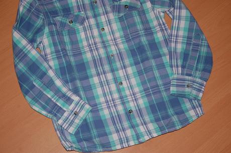 Károvaná košeľa, vertbaudet,134