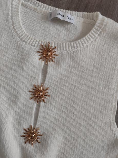 Upletovy top, mango,m