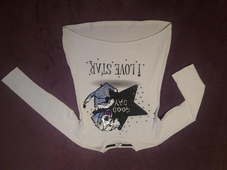 Tricko s flitrovym obrazkom, 134