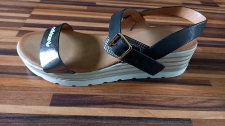 Sandálky na platforme, 40