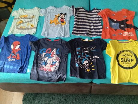 Mix letných triciek, 104–116