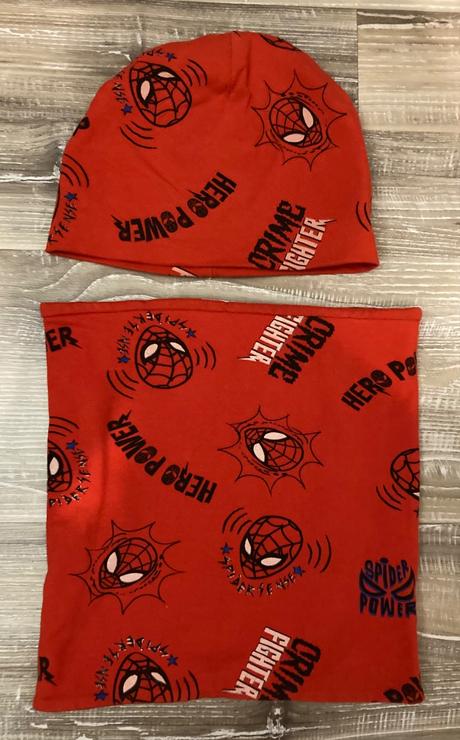 Prechodná súprava marvel,čiapka+nákrčnik, 116
