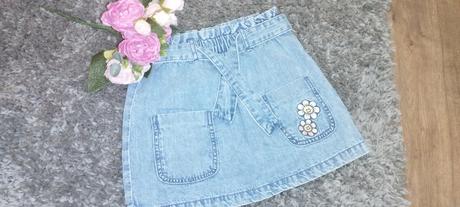 Štýlová riflová sukňa, dopodopo,122