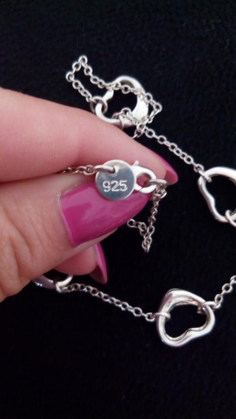 Strieborná retiazka so srdiečkami, 