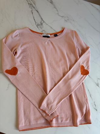 Scotch&soda svetrik so srdcami na lakťoch s, s