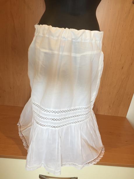 Biela sukienka s cipkami, esprit,36