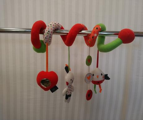 Špirála na kočík, autosedačku, redkite, 