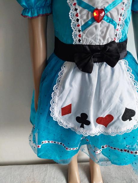 Alica v krajine zázrakov karnevalové šaty veľ.104-,