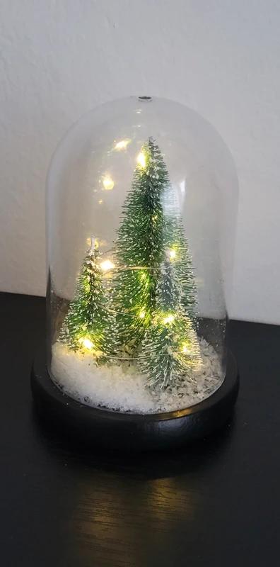 Vianočná led lampa,