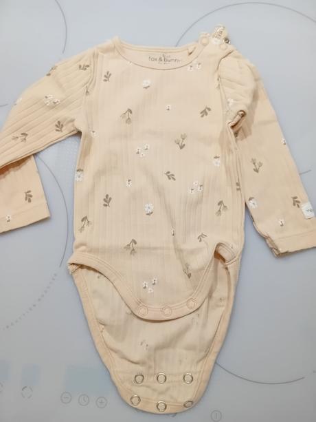 Rebrovane kvietkovane body, fox & bunny,68