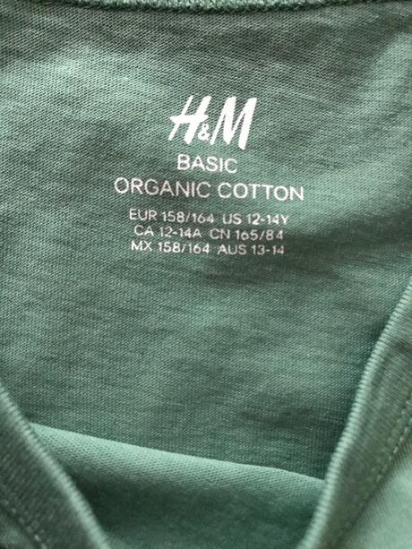 Tričko consicious 12-14 rokov, h&m,164