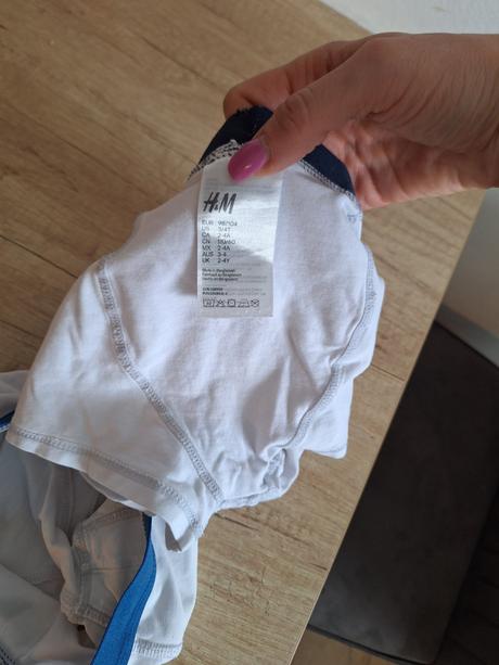 Boxerky 6+2 gratis, h&m,98
