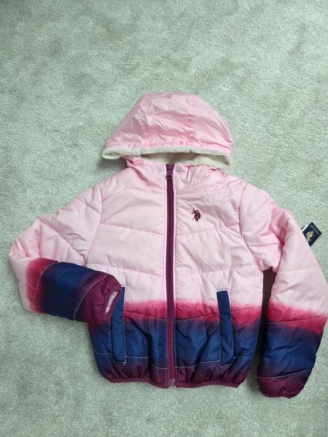 Bunda na prechod/teplejšiu zimu, u.s. polo assn.,122 / 128