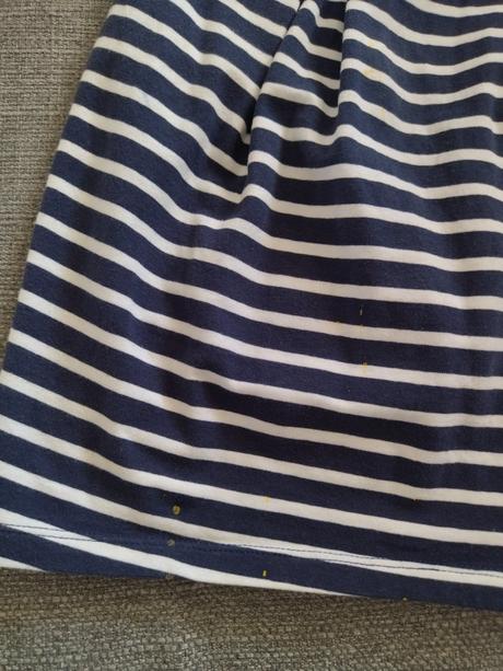 Pásikavé šaty 122/128, h&m,122