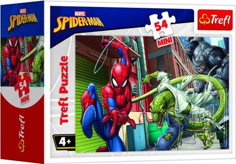 Mini puzzle spiderman - celá sada (54 ks/bal.),