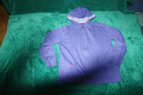 Fialova mikina 146/152, reflex,146