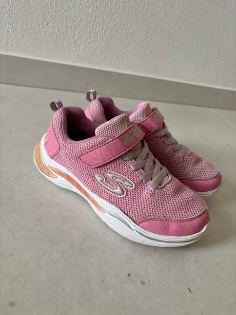 Blikacie tenisky skechers pink, skechers,33