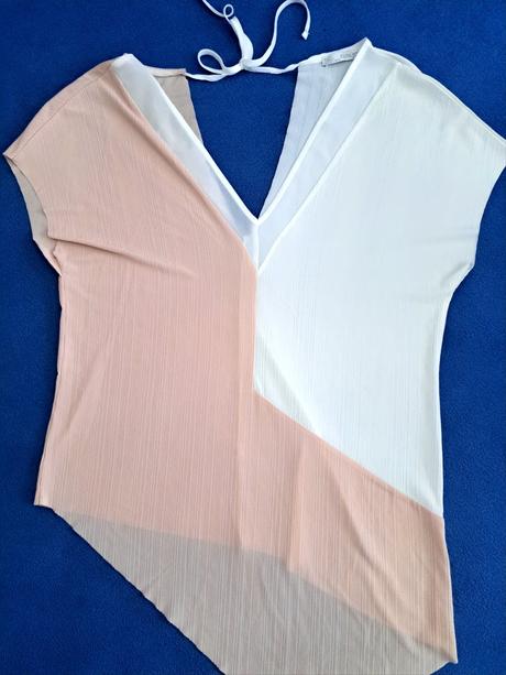 Bielo marhuľový top, zara,l