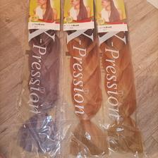 Kanekalon na zaplatenie vrkočov,