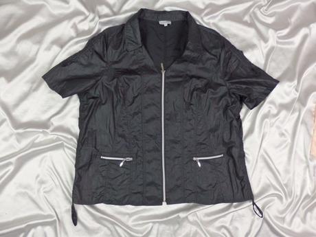Kvalitná čierna bundička, xl