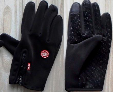 Dotykové rukavice na bicykel, 