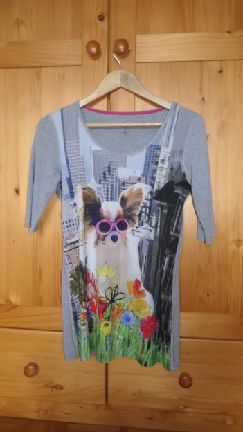 Marc cain luxusne dlhsie damske jedinecne tricko m, m