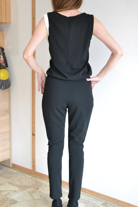 Čierno-biely overal s, s