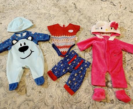 Oblečenie pre baby born 3ks,