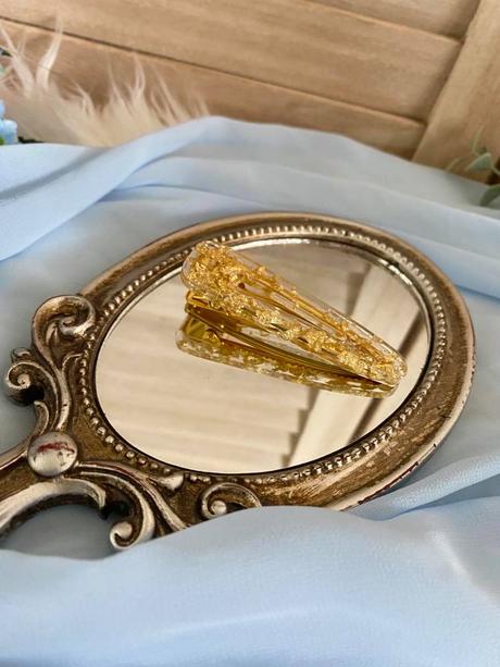 Ručne vyrobené živicové sponky do vlasov, 