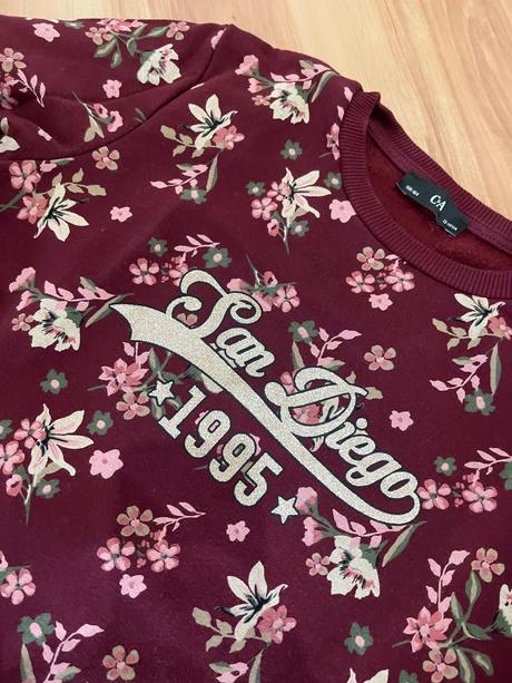 Mikina kvetinkova, c&a,158