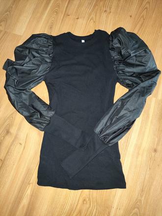 Tričko s nazberanými rukávmi, s