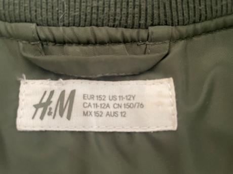 Dievčenská bomber bunda., h&m,152