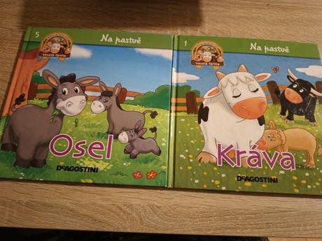Na pastvě osel, kráva,