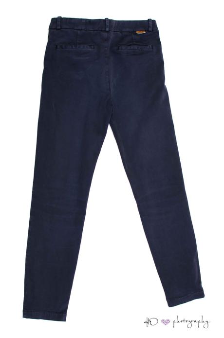 Tmavomodré nohavice 140/146 zara, zara,140