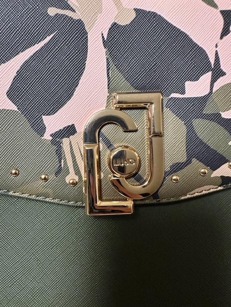 Khaki ružová kabelka na plece zn. liu jo originál, liu jo