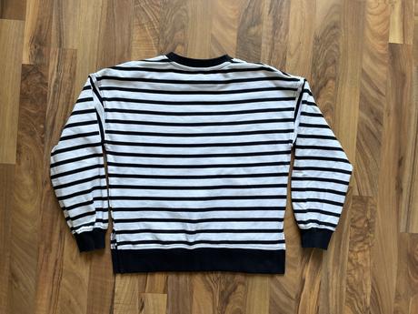 Pásikavá mikina, mango,152