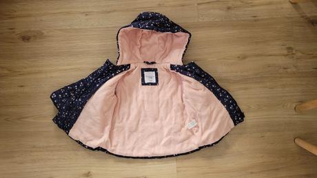 Dievčenská zateplená prechodná bunda veľ. 74, fox & bunny,74