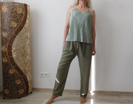 Nohavice dámske letné bavlnené, s,, tom tailor,s