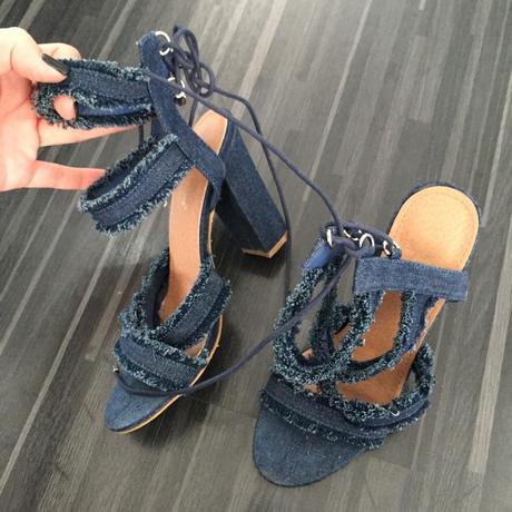 Jeans sandale 38, 38