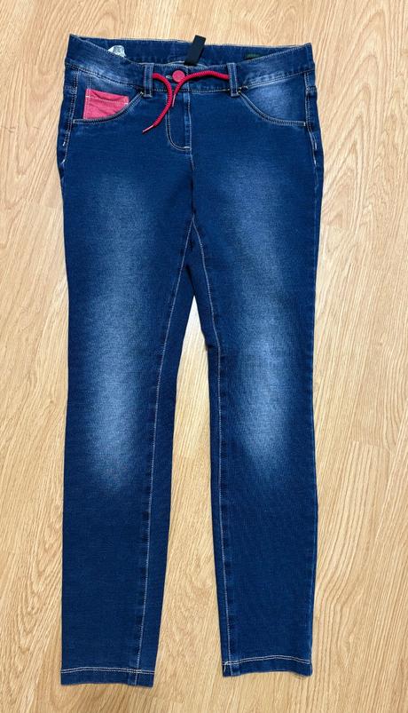 Rifľové legíny benetton 11/12r, benetton,152